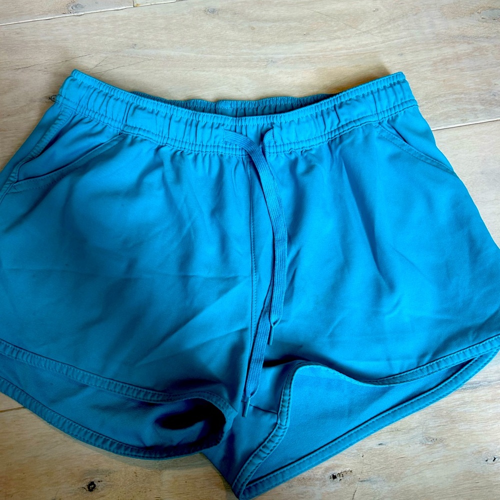 US Apparel blue athletic shorts